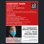 Personalized Photograph, EMT, Paramedic Flyer<br><div class="desc">Personalized Photograph,  EMT,  Paramedic Advertising Flyers By The Business Card Store.</div>