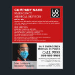 Personalized Photograph, EMT, Paramedic Flyer<br><div class="desc">Personalized Photograph,  EMT,  Paramedic Advertising Flyers By The Business Card Store.</div>