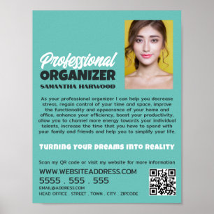Personalized Photograph, Professional Organizer Poster