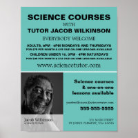 Personalized Photograph, Science Course Advert