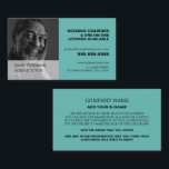 Personalized Photograph, Science Tutor, Teacher Business Card<br><div class="desc">Personalized Photograph,  Science Tutor,  Teacher Business Cards by The Business Card Store.</div>