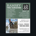 Personalized Photograph - Tree Surgeon - Arborist Flyer<br><div class="desc">Personalized Photograph - Tree Surgeon - Arborist Advertising Flyers By The Business Card Store.</div>