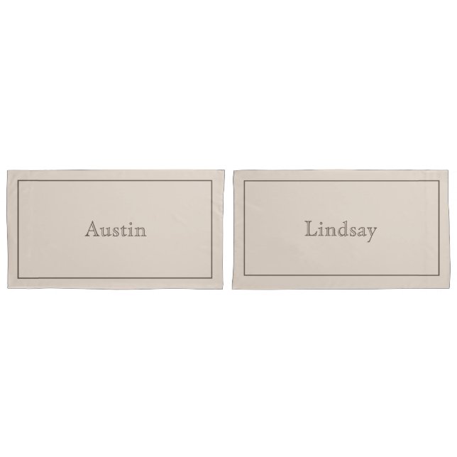 Personalized pillow case (Front-Set)