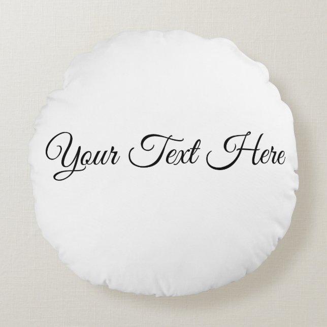 Personalized Pillow with Your Text – Modern Decor (Front)