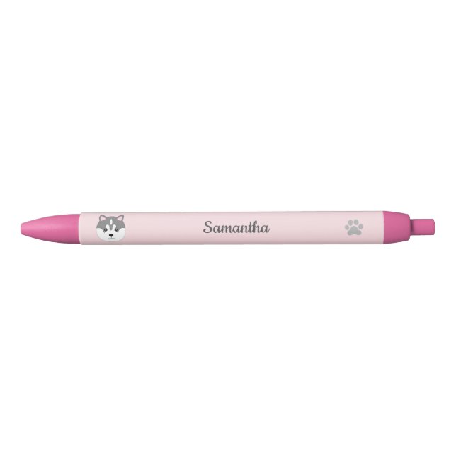 Personalized Pink Dog Pen (Front)