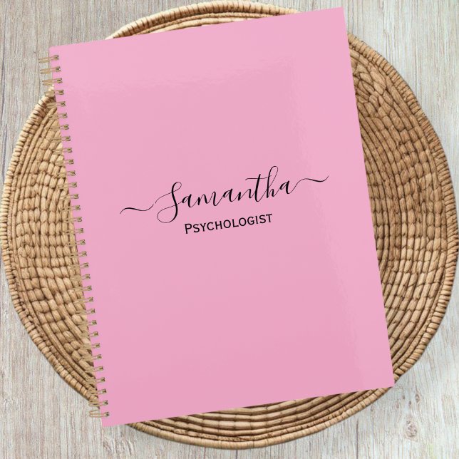 Personalized Pink Planner - Corporate Gift, PhD  (Creator Uploaded)