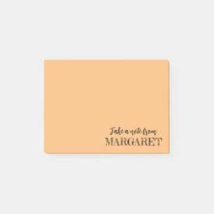 Personalized Post-it® notes in custom colors