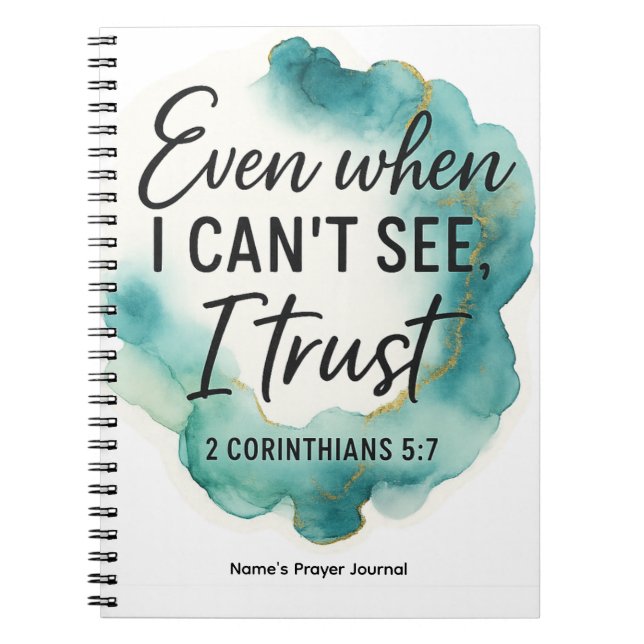 Personalized Prayer Journal | Christian Faith (Front)