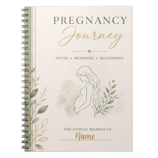 Personalized Pregnancy Journey Notebook | Pregnanc