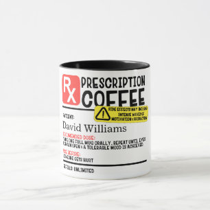 Personalized Prescription Coffee Mug