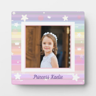 Personalized Princess Photo tabletop Plaque