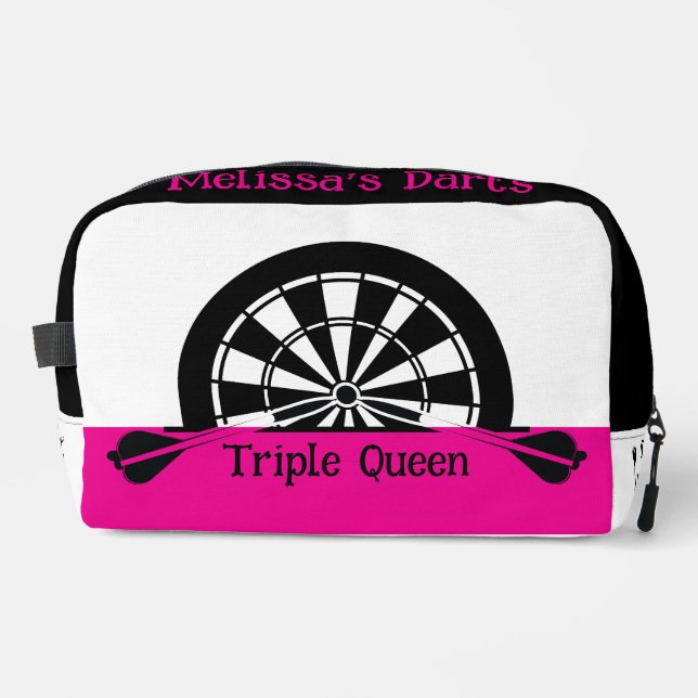 Personalized Print Cut Sew Dart Bag (Front)