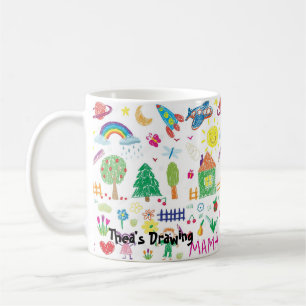 Personalized Print Your Child's Drawing Mug