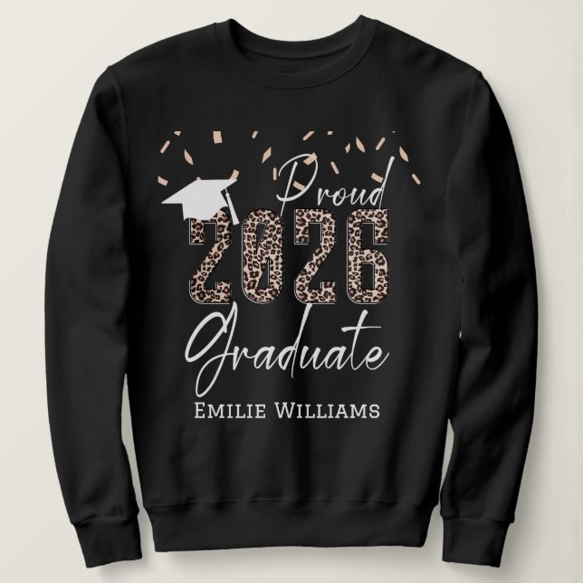 Personalized proud 2026 graduate design  sweatshirt (Design Front)
