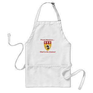 * PERSONALIZED - "Proud Alumnus" Apron w/PMC SEAL