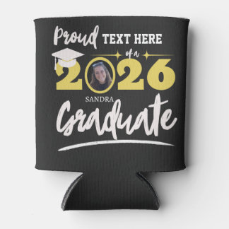 Personalized Proud Family Graduation Class of 2026 Can Cooler