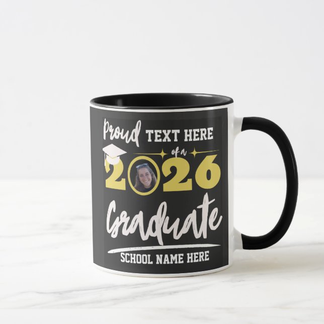 Personalized Proud Family Graduation Class of 2026 Mug (Right)