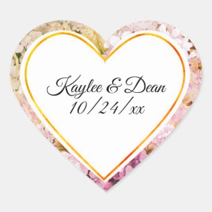 Personalized Purple Heart stickers