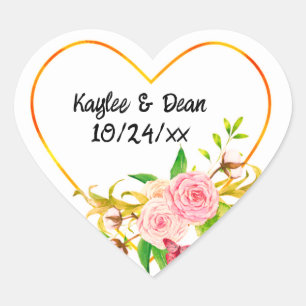 Personalized Purple Heart stickers