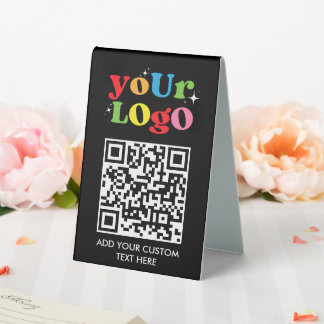 Personalized QR Code Text & Logo