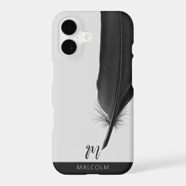 Personalized Quill Case-Mate iPhone Case (Back)