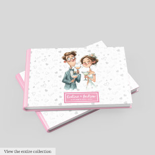 Personalized Quirky Wedding Guest Book Hilarious