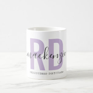 Personalized RD Registered Dietitian Graduation Coffee Mug