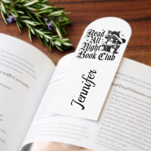 Personalized Read All Night Book Club Bookworm