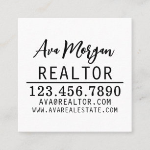 Personalized Real Estate Agent Gift Referral Card