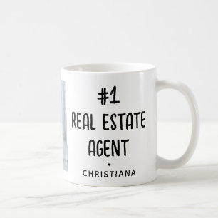 Personalized Real Estate Agent Photo Coffee Mug