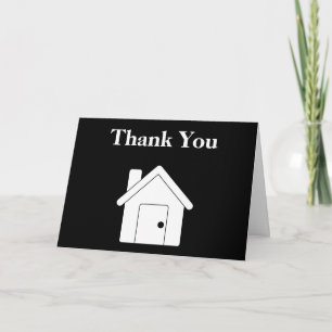 Personalized Real Estate Thank You Card