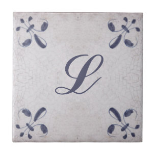Personalized Repro Portuguese Blue Azulejos Tile