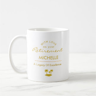 Personalized Retirement A Legacy Of Excellence Coffee Mug