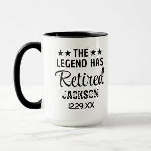 Personalized Retirement Mug With Name Date Retiree