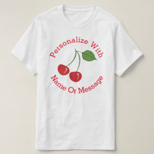 PERSONALIZED Retro Cherries T-Shirt