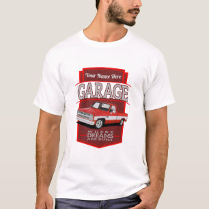 personalized retro garage c10 T-Shirt