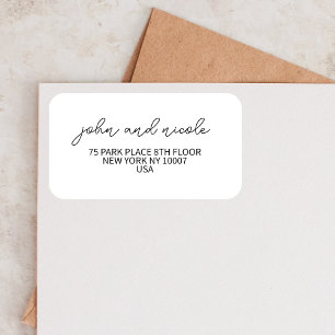 Personalized Return Address Labels Self-Adhesive