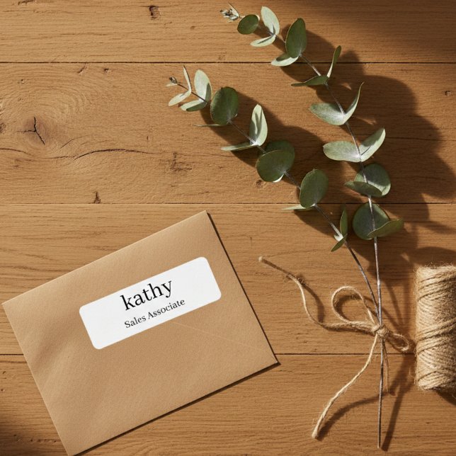 Personalized Return Address Sticker (Creator Uploaded)