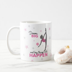 Personalized Rhythmic Gymnast Dream Big Coffee Mug