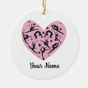 Personalized Rhythmic Gymnastic Christmas Ornament