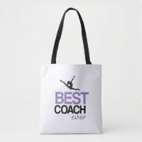 Personalized Rhythmic Gymnastics Coach Tote Bag