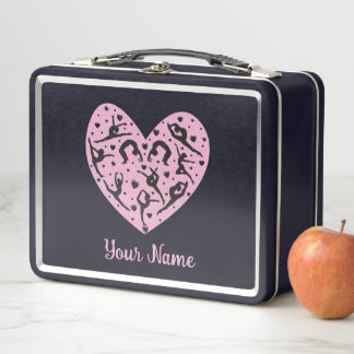 Personalized Rhythmic Gymnastics Metal Lunch Box