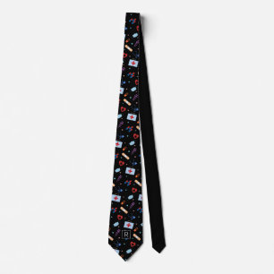 Personalized RN Nurse   Doctor Medical Pattern Tie