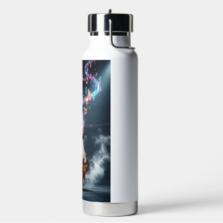 Personalized Rock n Roll - Featured Shred guitar Water Bottle