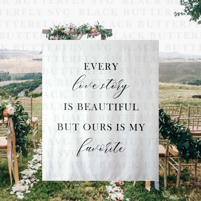 Personalized Romantic Banner | Wedding Backdrop Tapestry (Wedding Banner Backdrop)
