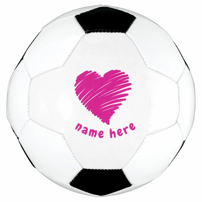 PERSONALIZED ROMANTIC LOVE IS LIKE A ROSE SOCCER BALL (Front)