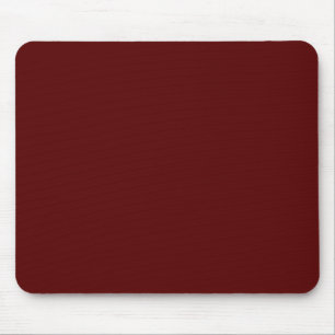 Personalized Rose Maroon Single Colored Mouse Pad