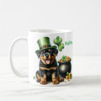 Personalized Rottweiler Dog St. Patty's Day