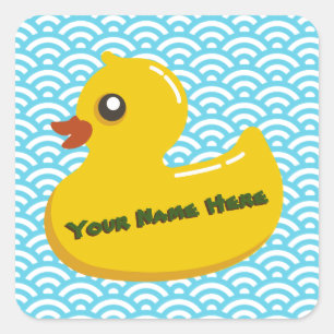 Personalized Rubber duck Stickers