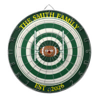 Personalized Rugby Field Dartboard Wall Art Decor